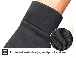 ถุงมือสกีกันลมกันน้ำกันหนาวหนาบริการ OEM โดยโรงงานธรรมดาสายรัดข้อมือแบบปรับได้สำหรับกีฬายิม - Product Image 5