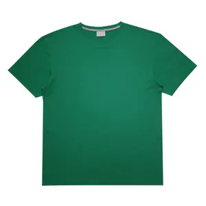 Casual Style T-shirt For Men Short Sleeves O-neck Collar Wholesale Prices 100% Cotton Green