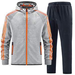 Survêtement de haute qualité personnalisé, vêtements décontractés pour hommes, survêtement pour hommes, pièces de survêtement, fermeture éclair intégrale, jogging - Product Image 1