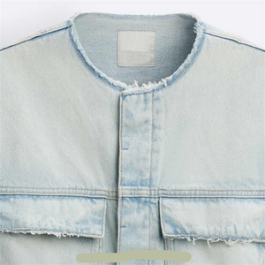 Vêtements de sport 100% coton pour hommes, blouson bombardier en sergé à fermeture éclair complète, veste décontractée pour hommes, veste d'hiver - Product Image 5