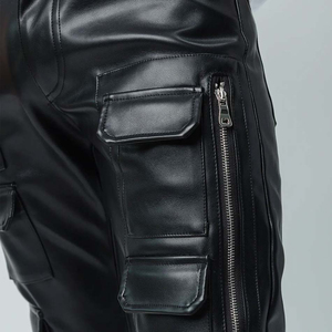 กางเกงหนังขี่มอเตอร์ไซค์สำหรับผู้ชายกางเกงขี่มอเตอร์ไซค์แบบออกแบบได้ตามต้องการ - Product Image 4