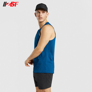 เสื้อกล้ามออกกำลังกายของผู้ชายเสื้อใส่เล่นกีฬาฟิตเนสผ้าตาข่ายนิ่ม - Product Image 3