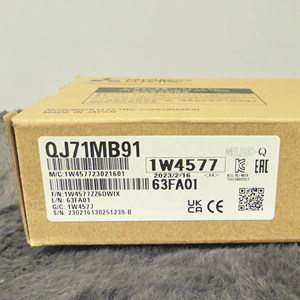 Module de programmation PLC Mitsubishi QJ71MB91 100% original, neuf, communication Ethernet/CC-Link/I/O Link, 110-240V - Product Image 1