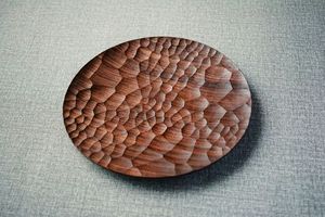 Handcarved Mango Wood Decorative Plate and Dish Rustic Wooden Serving Base Tray for Dining <b>Table</b> Decor and Wedding Use - Product Image 3