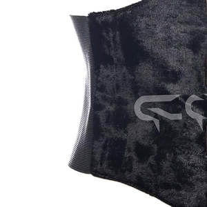Corset de luxe gothique en velours noir, court, ajustable, ceinture de mode pour femme - Product Image 4