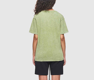 Camiseta Extra Grande para Hombre, Algodón Grueso, Lavado Ácido, Camiseta con Estampado Personalizado, Camisetas Vintage, Camisetas Informales - Product Image 3