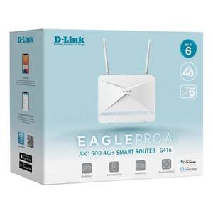Router Módem D-Link EAGLE PRO AI AX1500 de Doble Banda LTE Blanco y Azul G416 E 0941227 - Product Image 2