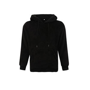 Athletic Blank High Quality <b>Hoodie</b> Wholesale Fleece Thick Men Custom Plain Street Hoodies <b>Sherpa</b> Hoodies for Man - Product Image 1