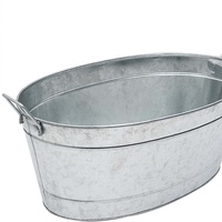 Bac pour plantation à fleurs en métal, Pot de jardin moderne, rectangulaire, personnalisé, en fer, bleu, blanc, noir