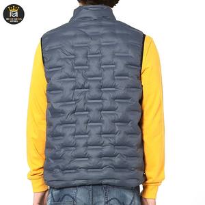 Gilets matelassés imperméables et respirants pour hommes, style à fermeture éclair, avec capuche, en toile personnalisable, collection automne-hiver, vente en gros - Product Image 4