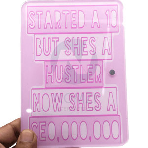 Wholesale Custom Logo Eyelash Extensions Large Glass Trays Text Font Lash Tile Eyelash Extension Holder Pallets With <b>Glue</b> <b>Model</b> - Product Image 6