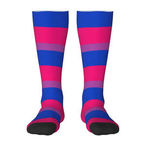 Chaussettes de sport respirantes pour hommes et femmes, multicolores, haute élasticité, coton décontracté, chaussettes de sport tissées pour tous les jours - Product Image 5