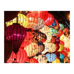 2025 DESIGN SILK <b>LANTERN</b> WITH <b>BAMBOO</b> FRAME AND STEEL FRAME FROM 99 GOLD DATA VIET NAM - Product Image 1