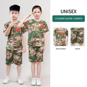 Fabrik Kinder Kinder Mädchen Junge Scout Outdoor Field Trip Sport Tarnung Shirt Shorts Grundschule Uniform