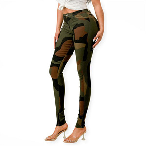 2025 femmes de haute qualité jean respirant taille haute coloré Stretch maigre détruit déchiré grande taille décontracté en gros - Product Image 3