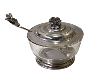 Salière et Poivrière Serveur Meilleure vente Salière en métal et bol de stockage d'épices avec couvercle fourni par l'Inde - Product Image 1