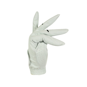 ถุงมือกอล์ฟหนังเทียมกันน้ำน้ำหนักเบาหรูหราสีขาวออกแบบได้ตามที่ต้องการ - Product Image 6