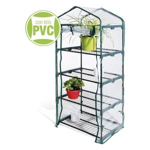 Kit d'assemblage de serre Verdelook pour plantes, kit vert à 4 étagères (69x49x157cm) - Product Image 1