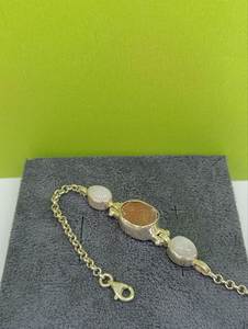 กำไลข้อมือเงินแท้ 925 ประดับทับทิมและโอปอล งานแฮนด์เมด เครื่องประดับอัญมณีสั่งทำพิเศษ ขายส่ง - Product Image 2