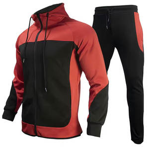 เสื้อแจ็คเก็ตกันลมระบายอากาศสำหรับผู้ชายชุดวอร์มสองชิ้นสำหรับใส่เล่นกีฬา - Product Image 2