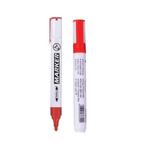 Lot de marqueurs pour tableau blanc, bleu, noir, rouge, 12 couleurs assorties, effaçables à sec et à l'eau, pointe ronde de 10 mm, effaçables, pour le bureau et l'école