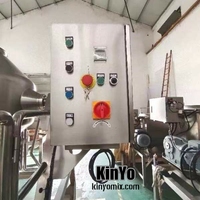 Homogénéisateur KinYo 1000L pour le traitement des poudres sèches de qualité alimentaire avec moteur et boîte de vitesses