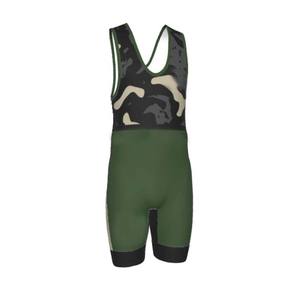 Sublimation de logo personnalisé vêtements de sport camouflage haltérophilie jeunes Singlet costume de lutte Singlet - Product Image 4