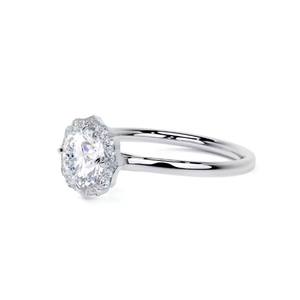 10k or jaune, or rose et or blanc taille ronde laboratoire cultivé diamant bague de mariage taille ronde diamant bague de fiançailles cadeau pour - Product Image 5