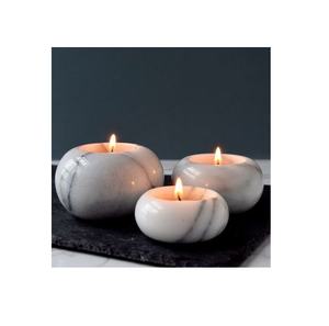 Egg Round <b>Marble</b> Tealight <b>Candle</b> Holder Handmade Outdoor Latest Design <b>Marble</b> <b>Candle</b> Tealight Holder Stand - Product Image 2