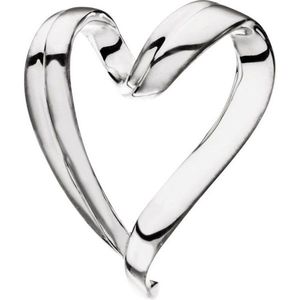 Colgante Romántico con Forma de Corazón y Baño de Rodio en Oro de 14K, Amuleto Religioso en Oro Rosa, Joyería con Patrón Numérico en Platino - Product Image 1