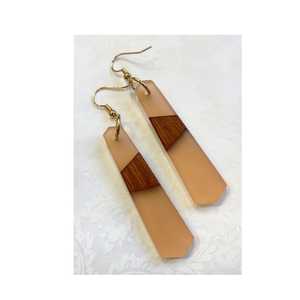 Pendientes de resina de estilo clásico, última llegada, venta al por mayor, conjunto de pendientes de moda de Color personalizado, auricular acrílico para mujer - Product Image 5