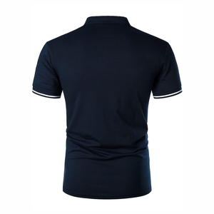 Dernier modèle Chemises polo Chemise polo haute qualité, respirante et décontractée pour homme en bas quantité minimale de commande Chemises polo grande taille personnalisées pour homme - Product Image 4