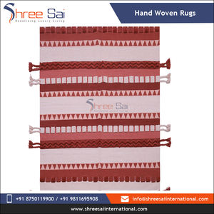 Proveedor indio, superventas, 100% algodón, tejido hecho a mano, bordado, diseño geométrico, mascotas, alfombras ecológicas para sala de estar - Product Image 6