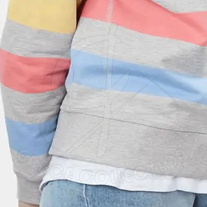 Sweat-shirt à manches longues de style nouveau pour femmes avec taille personnalisée couleur unie de Sialkot pour l'hiver avec logo avant - Product Image 6