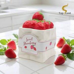 เทียน JBPQ กลิ่นสตรอว์เบอร์รีหวาน ทำจากพาราฟินแว็กซ์ - Product Image 2