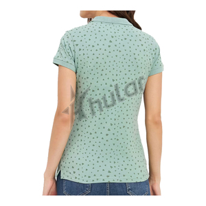 เสื้อยืดผู้หญิงแบบแห้งเร็ว แข็งแรง ทนทาน เป็นมิตรกับสิ่งแวดล้อม แขนสั้น ลายเรียบ สไตล์ลำลอง ผ้าถัก ระบายอากาศได้ดี รับสั่งทำตามแบบ - Product Image 4