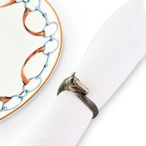 Horse Style Metal Napkin Ring Elegant <b>Table</b> Decor for Home Dining Parties Restaurants and Special <b>Occasions</b> From India - Product Image 2