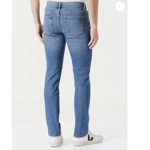 Jeans de Mezclilla Elásticos de Diseño para Hombre, Ajustados, de Algodón Estampado Ecológico de Alta Calidad al por Mayor - Product Image 2