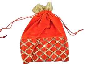 Sacs à main en dentelle de soie à cordon de serrage pour femmes, petits sacs élégants pour occasions spéciales - Product Image 2