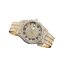 Elegante Reloj clásico de diamantes para hombre con acabado de estilo empresarial moderno disponible a precios al por mayor de La India - Product Image 5