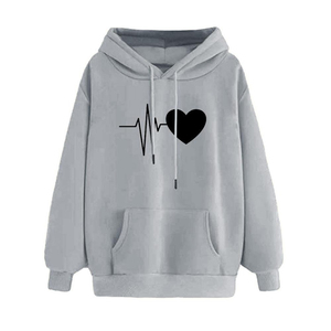 Vente en gros de sweats à capuche respirants de qualité supérieure pour femme avec logo personnalisé pull-over décontracté tricoté pour femmes sweats à capuche coréens en coton - Product Image 1
