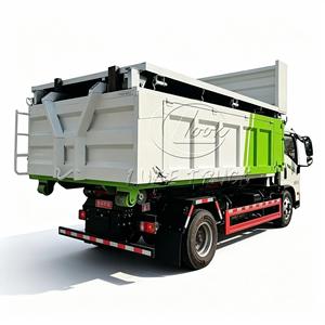 Camión de Gancho HOWO 4*2 con Contenedor de Escombros de Construcción de 8 CBM, Vehículo de Saneamiento con Gancho Desmontable - Product Image 6