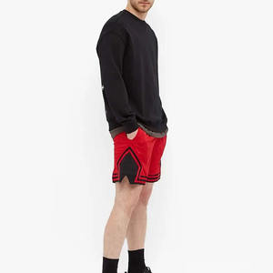 Ropa deportiva activa para hombre, pantalones cortos de baloncesto, pantalones de malla de poliéster con cintura media transpirable para entrenamiento y Deportes - Product Image 3