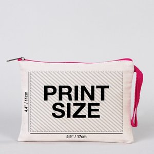 Bolsa de Algodón Personalizada de 8x6 Pulgadas, Bolsa de Mano con Cierre para Mujer, Bolsa de Mano Personalizable, Embalaje de Regalo para Suscripción de Libros - Product Image 2
