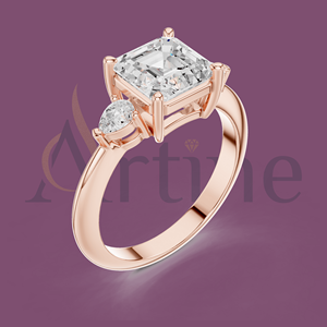 แหวนโอปอล14K สำหรับผู้หญิงหินประจำเดือนเกิด - Product Image 1