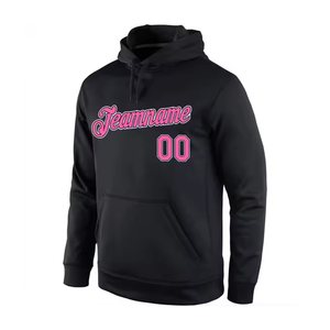 Pull-over décontracté de couleur unie à logo personnalisé à manches longues OEM Sweats à capuche Hommes Sweats à capuche avec sublimation Meilleure vente - Product Image 6
