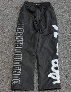 Unisex Custom Made High Quality Nylon Jogger Pants Printed Casual Style Straight Wholesale Price Customized Logo Cheap <b>Trousers</b> - Product Image 4