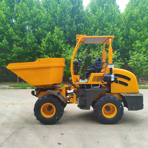 Mini-dumper sur chenilles jaune, chargeuse sur pneus, moteur diesel Kubota, pompe hydraulique Eaton, nouvelle haute efficacité, New Holland - Product Image 1