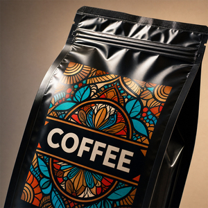 Bolsas de café con cierre hermético, resistentes a la humedad, con logo personalizado impreso, para envasado de 100g, 250g y 500g - Product Image 4