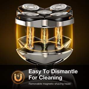Afeitadora Corporal Magnética 6 en 1 Mejorada IPX6 para Uso en Seco/Húmedo, Lavable, para Hombres Calvos - Product Image 5